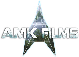 AMK Films logo featuring a stylized text over there logo, representing our video production company specializing in film, TV, commercials, drones, and aerial cinematography."