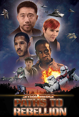 Official trailer image for 'Star Wars: Paths to Rebellion' - A journey into an epic struggle against the Empire.