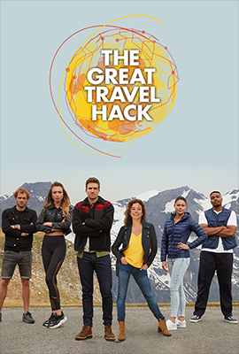 TV show image for 'The Great Travel Hack' by Shell - A road trip challenge promoting cleaner ways to travel with a focus on lower-carbon technology.