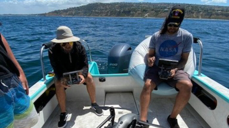 behind-the-scenes-boat-filmming-Drone-BTS-crew