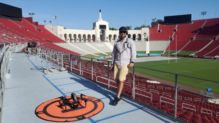 behind-the-scenes-meta-Los-Angeles-Coliseum-commercial-drone-crew