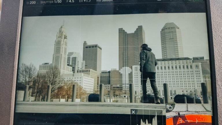 behind-the-scenes-the-great-travel-hack-monitor-view-from-drone